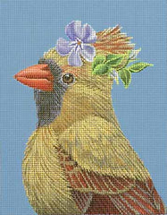 Melissa Shirley Designs Cardinal Myrtle MS Needlepoint Canvas