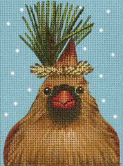Melissa Shirley Designs Cardinal / Pine MS Needlepoint Canvas