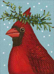 Melissa Shirley Designs Cardinal / Cedar MS Needlepoint Canvas