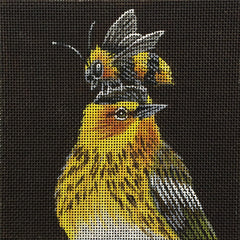 Melissa Shirley Vicki Sawyer Designs Bumble Bee Needlepoint Canvas