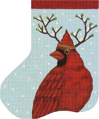 Melissa Shirley Designs Cardinal/Branches Mini Sk MS Needlepoint Canvas