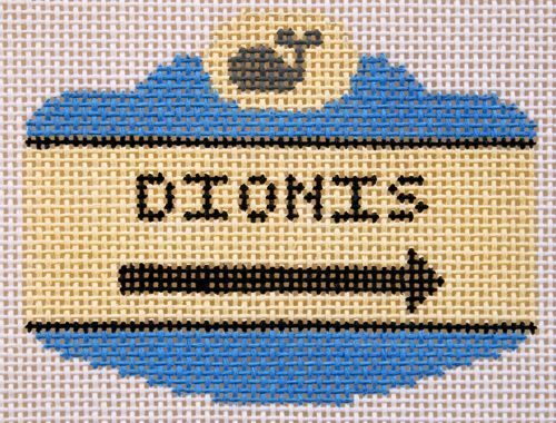 Silver Needle Dionis Sign Ornament Needlepoint Canvas
