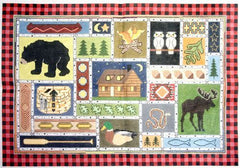 Silver Needle ADK Rug Needlepoint Canvas