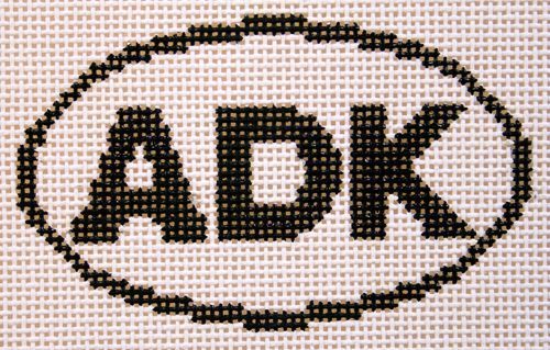 Silver Needle ADK Ornament Needlepoint Canvas