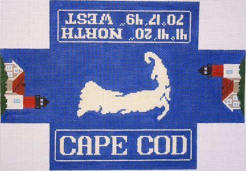 Silver Needle Cape Cod Doorstop Needlepoint Canvas