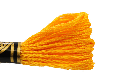 DMC Embroidery Floss - 0742 Clementine