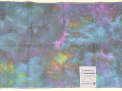 14 ct Hand Dyed Opal Aida Cross Stitch Fabric by Fiberlicious - Unicorn Dreams