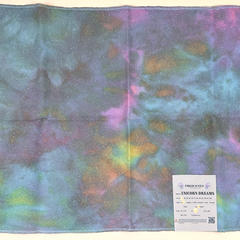 14 ct Hand Dyed Opal Aida Cross Stitch Fabric by Fiberlicious - Unicorn Dreams