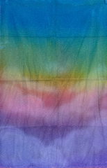 14ct Hand Painted Opal Aida Cross Stitch Fabric by Fiberlicious - Beyond the Clouds