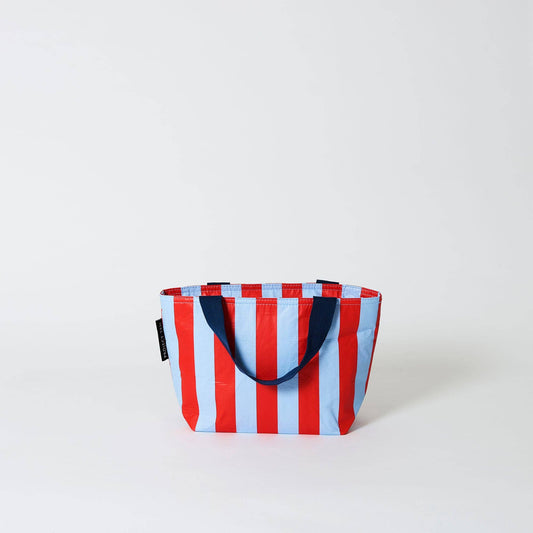 Project Ten Mini Tote Bag – Red Blue Stripe