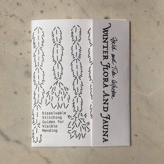 Approved Textiles Winter Flora and Fauna Mending and Embellishment Transfer