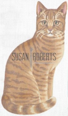 Susan Roberts Needlepoint Couch Kitty 2 13 Needlepoint Canvas