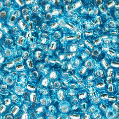 Sundance Designs Seed Beads Size 14/15 - 18 Bright Blue