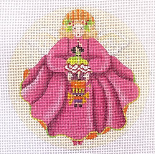 Melissa Shirley Designs Dancing Lady Angel Needlepoint Canvas