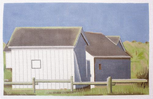 Melissa Shirley Designs Barn 1409B Needlepoint Canvas