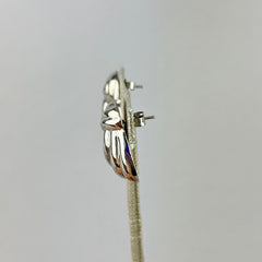 Vintage Sterling Silver Knot Post Earring