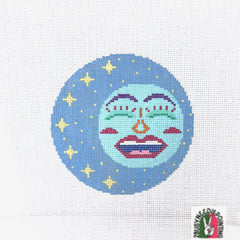 2 Busy Needlepointing Full Moon Needlepoint Canvas