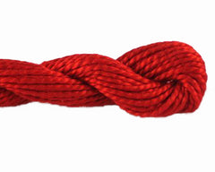 DMC Pearl Cotton #3 - 0666 Scarlet