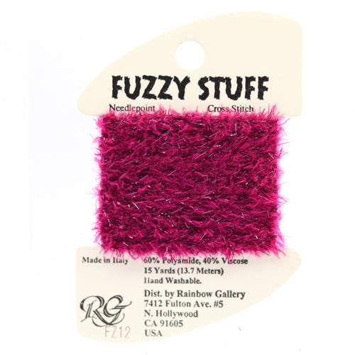 Rainbow Gallery Fuzzy Stuff - 12 Cranberry