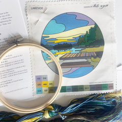 Kate Wyatt Fine Art Lakeside Embroidery Kit