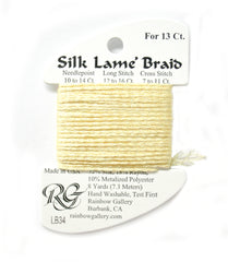 Rainbow Gallery Silk Lame Braid 13 - 034 Lemon