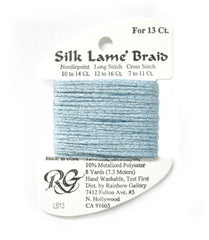 Rainbow Gallery Silk Lame Braid 13 - 013 Sky Blue