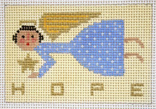 Birds of a Feather Christmas Angel Hope Needlepoint Canvas