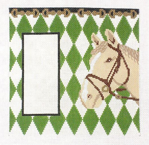J. Child Designs Horse Eyeglass Case Needlepoint Canvas
