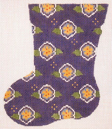 Cooper Oaks Design B Lg Flower Mini Sock Needlepoint Canvas