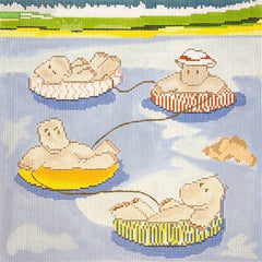 Cooper Oaks Design Susan Verble Gantner Floating Down the River Needlepoint Canvas