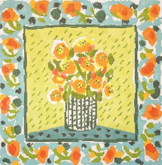 Cooper Oaks Design Susan Verble Gantner Marigolds Needlepoint Canvas