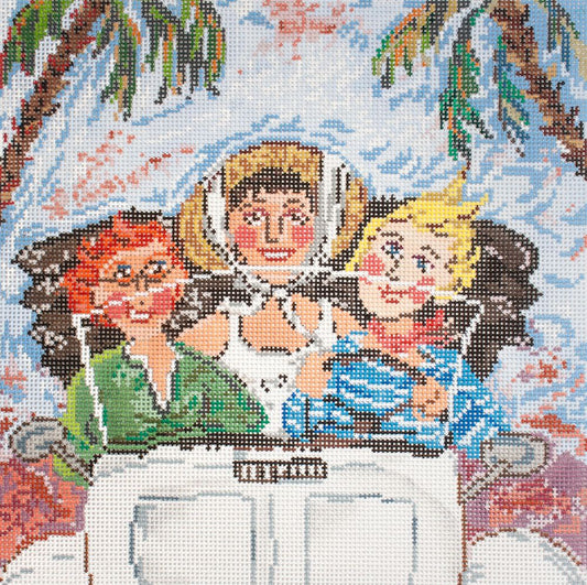 Cooper Oaks Design Girlfriends Needlepoint Canvas