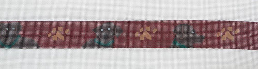 Cooper Oaks Design Chocolate Lab Belt Needlepoint Canvas
