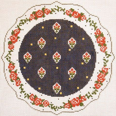 Cooper Oaks Design Linda Ragno French Country Plate Needlepoint Canvas