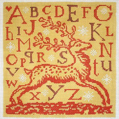 Birds of a Feather Winter Sampler Needlepoint Canvas