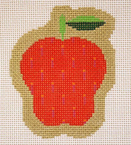 Birds of a Feather Blessed Home Apple Needlepoint Canvas
