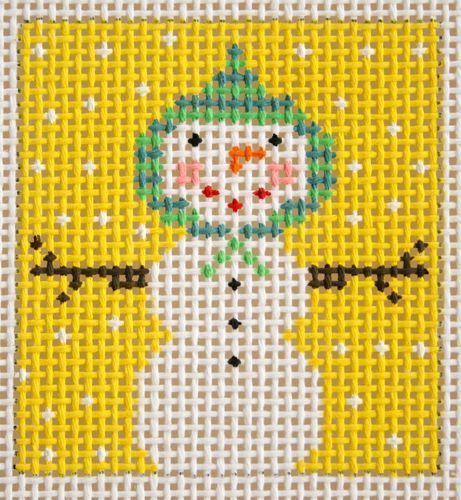 Birds of a Feather Snowbaby Needlepoint Canvas