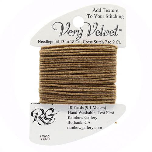 Rainbow Gallery Very Velvet - 206 Tan