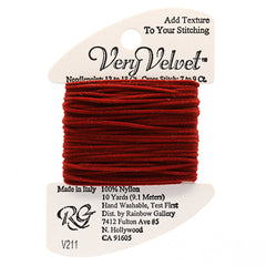 Rainbow Gallery Very Velvet - 211 Brick Red