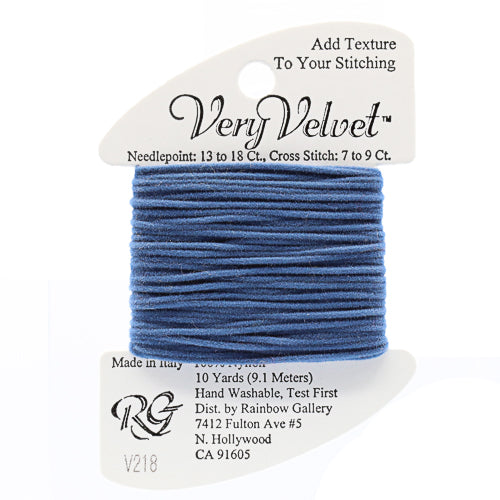 Rainbow Gallery Very Velvet - 218 Antique Blue
