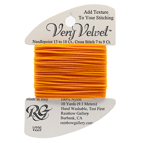 Rainbow Gallery Very Velvet - 229 Orange