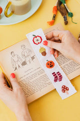Cotton Clara Autumn Cross Stitch Bookmark Kit
