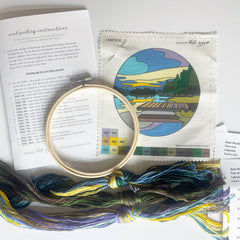 Kate Wyatt Fine Art Lakeside Embroidery Kit