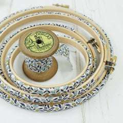 Stitchkits Crafts Natural Grey Wrapped Embroidery Hoop - 6"