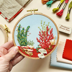 M Creative J Under the Sea Embroidery Kit