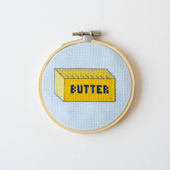 Cotton Clara Butter Cross Stitch Kit