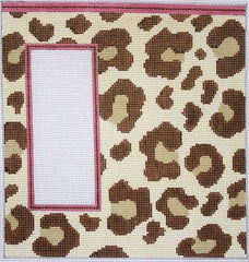 J. Child Designs Leopard Eyeglass Case Needlepoint Canvas