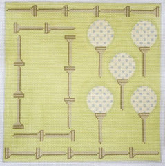 J. Child Designs Golf Tee's Eyeglass Case Needlepoint Canvas