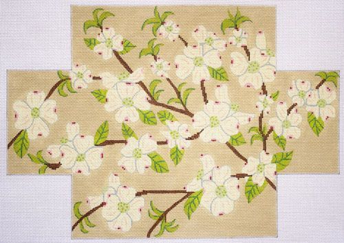 J. Child Designs Dogwood Brick Needlepoint Canvas