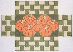 J. Child Designs Pumpkins Brick Needlepoint Canvas